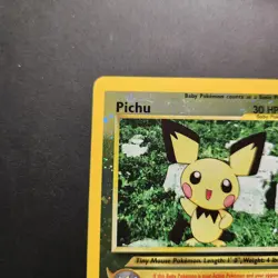 2001 Pichu #35 - Black Star Promo Baby Reverse Holo Rare - Pokemon TCG - LP - Image 5