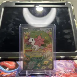 Pokemon TCG Shaymin Holo Card Illustration Rare, 185/182, Destined Rivals Series - Image 1