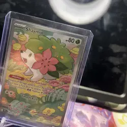 Pokemon TCG Shaymin Holo Card Illustration Rare, 185/182, Destined Rivals Series - Image 3