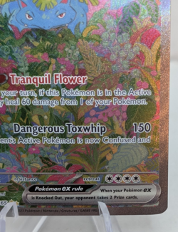 Pokemon TCG Venusaur EX Scarlet & Violet 151 Card 198/165 NM/M - Image 4