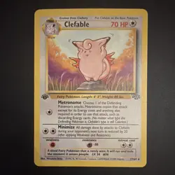 Clefable 17/64 Rare - Jungle - 1st Edition - Pokemon WOTC - Image 1
