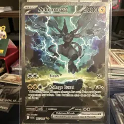 Pokemon TCG Zekrom EX Black Bolt Special Illustration Rare Card #166/086 SV - Image 1