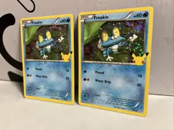 FROAKIE 22/25 Holo Pokemon TCG 25th Anniversary McDonalds Promo 2 Card Lot - Image 4