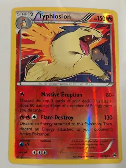 Typhlosion 20/162 - XY Breakthrough Pokemon Reverse Holo Foil Rare Nice! - Image 1