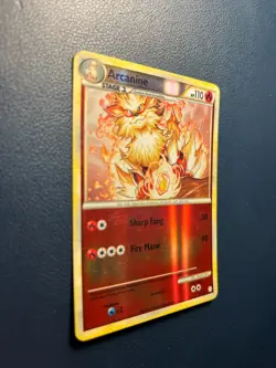 Pokemon TCG - Arcanine 1/123 Heartgold & Soulsilver Reverse Holo - LP - Image 4