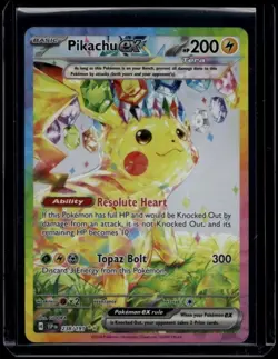 Pokemon TCG Pikachu ex 238/191 Surging Sparks Special Illustration Rare NM - Image 1