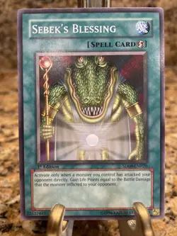 Yu-Gi-Oh Sebek's Blessing Structure Deck SD09-EN020 1st Edition - Image 1