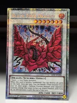 Yugioh! Black Rose Dragon - LIOV-EN100 - Starlight Rare - 1st Edition Near Mint, - Image 1