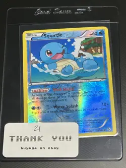 Squirtle 29/149 Reverse Holo Boundaries Crossed Pokemon Card 2012 - Image 3