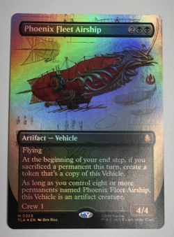 Phoenix Fleet Airship Borderless FOIL Avatar The Last Airbender MTG - Image 1