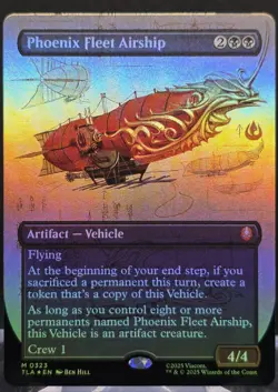 Phoenix Fleet Airship #323 Avatar: The Last Airbender Borderless Foil Mythic - Image 1