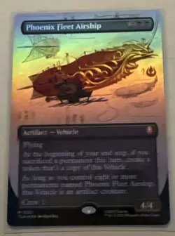Phoenix Fleet Airship Borderless FOIL Avatar The Last Airbender MTG NM - Image 1