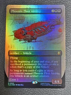 Phoenix Fleet Airship (Borderless) Avatar: The Last Airbender Foil MTG NM Magic - Image 1
