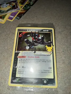 Greninja Gold Star Promo - SWSH144 Pokemon Holo Celebrations - SEALED C4 - Image 1
