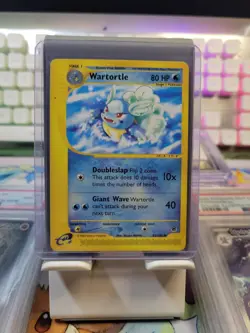 Pokemon TCG Wartortle Card 92/165 Expedition Base Set - Image 1