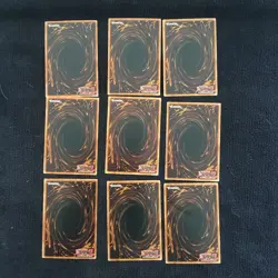 Yu Gi Oh! Thunder Type 9 Cards For Sale - Image 2