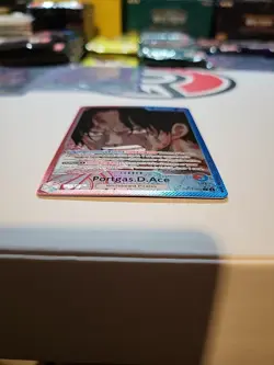🏴‍☠One Piece Is Real Portgas D. Ace Alt Art Leader OP13-002 L (OP-13 English) - Image 2