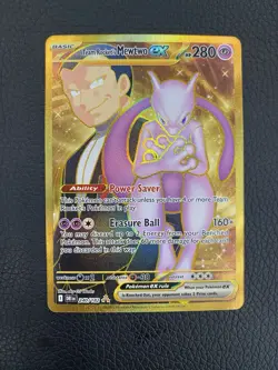Pokemon TCG Team Rockets Mewtwo EX Special Illustration Destined Rivals - Image 1