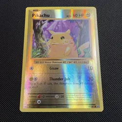 Pikachu XY Evolutions 35/108 REVERSE HOLO card 2016 Pokemon TCG Base set LP - Image 1
