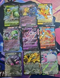 Pokemon TCG EX/V Lot Of 9 Cards NM Condition Authentic Lot 23 - Image 1