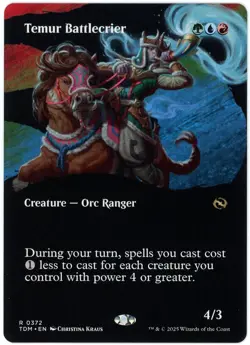 Temur Battlecrier (Borderless) - 0372 - Tarkir Dragonstorm - NM/M - Image 1