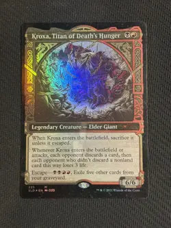 SLD Kroxa, Titan of Death's Hunger Secret Lair Drop Foil MTG **EXCELLENT**🔥 - Image 1