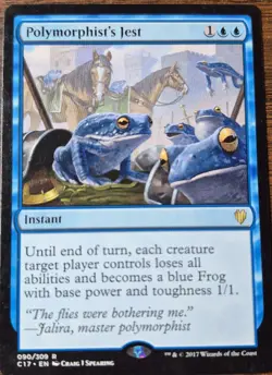 Polymorphist's Jest Commander 2017 Regular Magic: The Gathering MTG - Image 1