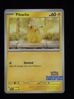 Pikachu 214 Pokemon SV: Scarlet & Violet Promo Cards 🔥 - Image 1