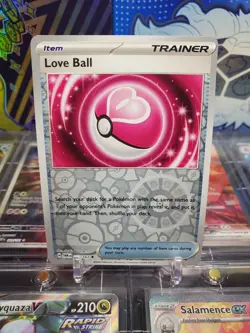 Love Ball 156/167 Reverse Holo Uncommon Pokemon TCG Twilight Masquerade - Image 1
