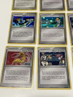 Pokemon Reverse Holo Unseen Force Lot Of 9 trainers lot- WOTC Vintage - Image 2