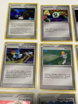 Pokemon Reverse Holo Unseen Force Lot Of 9 trainers lot- WOTC Vintage - Image 3