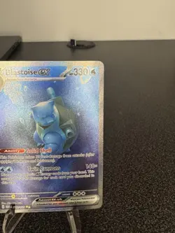 Pokemon TCG Scarlet & Violet 151 Blastoise EX Sir 200/165 Near Mint Condition - Image 3