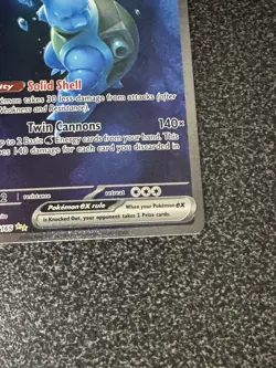 Pokemon TCG Scarlet & Violet 151 Blastoise EX Sir 200/165 Near Mint Condition - Image 4