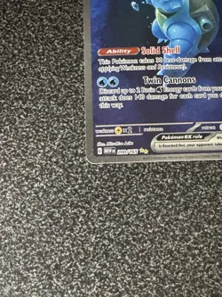 Pokemon TCG Scarlet & Violet 151 Blastoise EX Sir 200/165 Near Mint Condition - Image 5
