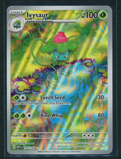 Ivysaur 167/165 IR Illustration Rare Pokemon 2023 S&V 151 NM English - Image 1
