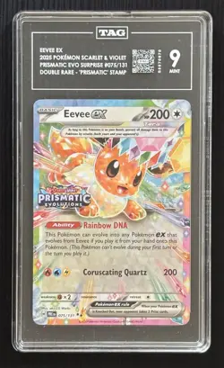 Eevee EX Promo Stamp 075/131 - TAG 9 - S&V Prismatic Evolutions - Pokemon TCG - Image 1