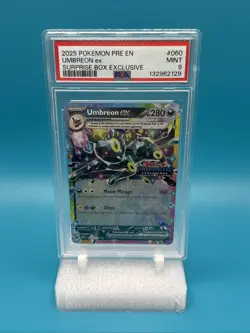 PSA 9 Umbreon ex Prismatic Evolutions Stamp 060/131 Pokemon TCG Promo - Image 1