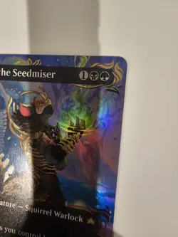 Camellia, the Seedmiser (Borderless) (Raised Foil) Bloomburrow Foil - Image 2