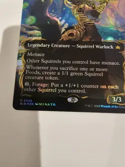 Camellia, the Seedmiser (Borderless) (Raised Foil) Bloomburrow Foil - Image 4