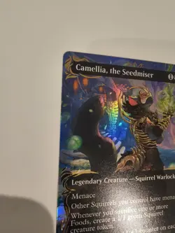Camellia, the Seedmiser (Borderless) (Raised Foil) Bloomburrow Foil - Image 5