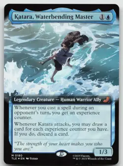 Katara, Waterbending Master (Extended Art) M Foil Avatar: The Last Airbender 180 - Image 1