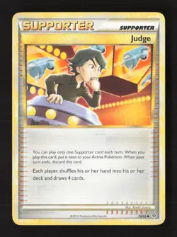Judge Uncommon Normal Unleashed 78/95 LP Pokemon TCG - Image 1