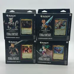 Lot of (4) MTG Final Fantasy XIV Commander Deck Scions & Spellcraft Sealed - Image 1