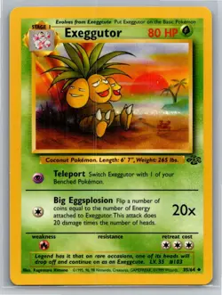 Pokemon Jungle Set Unlimited - Choose Your Card! 1999 Vintage WoTC - LP - Image 2