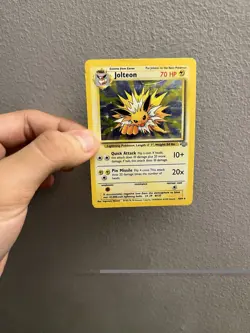 Pokemon TCG Jolteon Jungle Holo Rare Card 4/64 Vintage HP - Image 1
