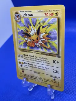 ⚡ Pokemon Jolteon TCG Jungle 20/64 Regular Rare Non-Holo Card NM ⚡ Vintage - Image 3
