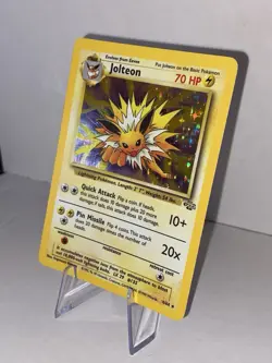 Vintage Jolteon Jungle Holo 4/64 Pokemon Card High End NM Clean Holo | WOTC 1999 - Image 2