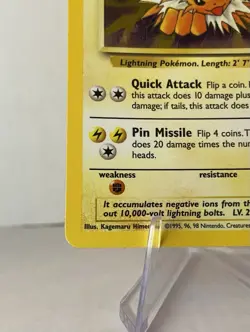 Vintage Jolteon Jungle Holo 4/64 Pokemon Card High End NM Clean Holo | WOTC 1999 - Image 5