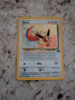 Pokemon TCG Eevee Wizards Black Star Promo 11 Holo Promo LP Nice Card! - Image 1