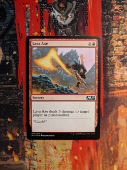 MTG Card : (1x) Lava Axe (Core Set 2019) - Image 1